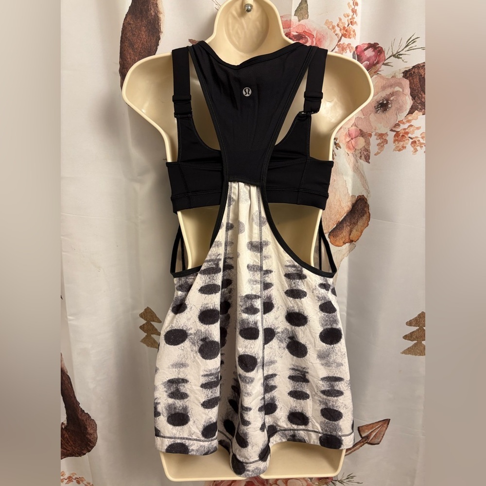 Black and White Polka Dot Tank Top - Picture 4 of 6